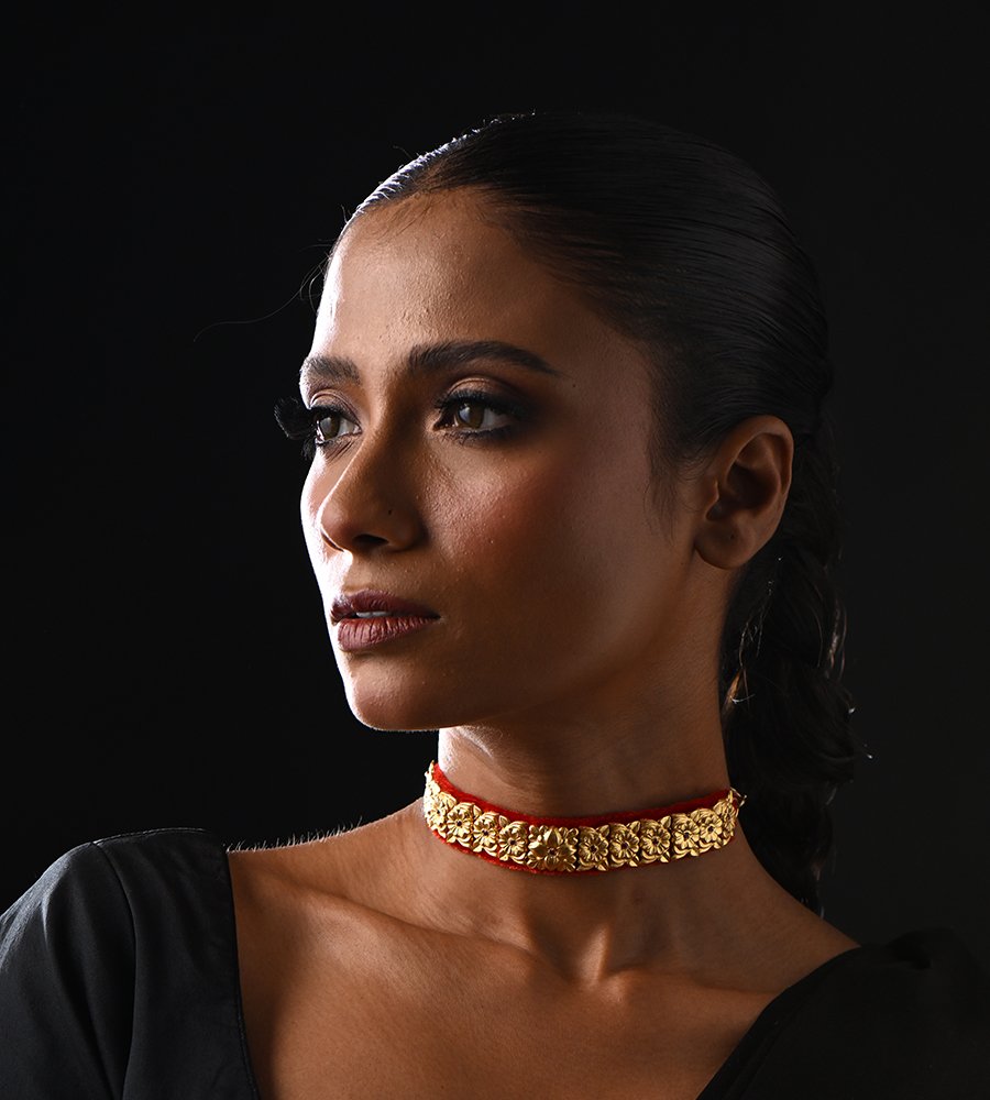 Kadombori Velvet Choker