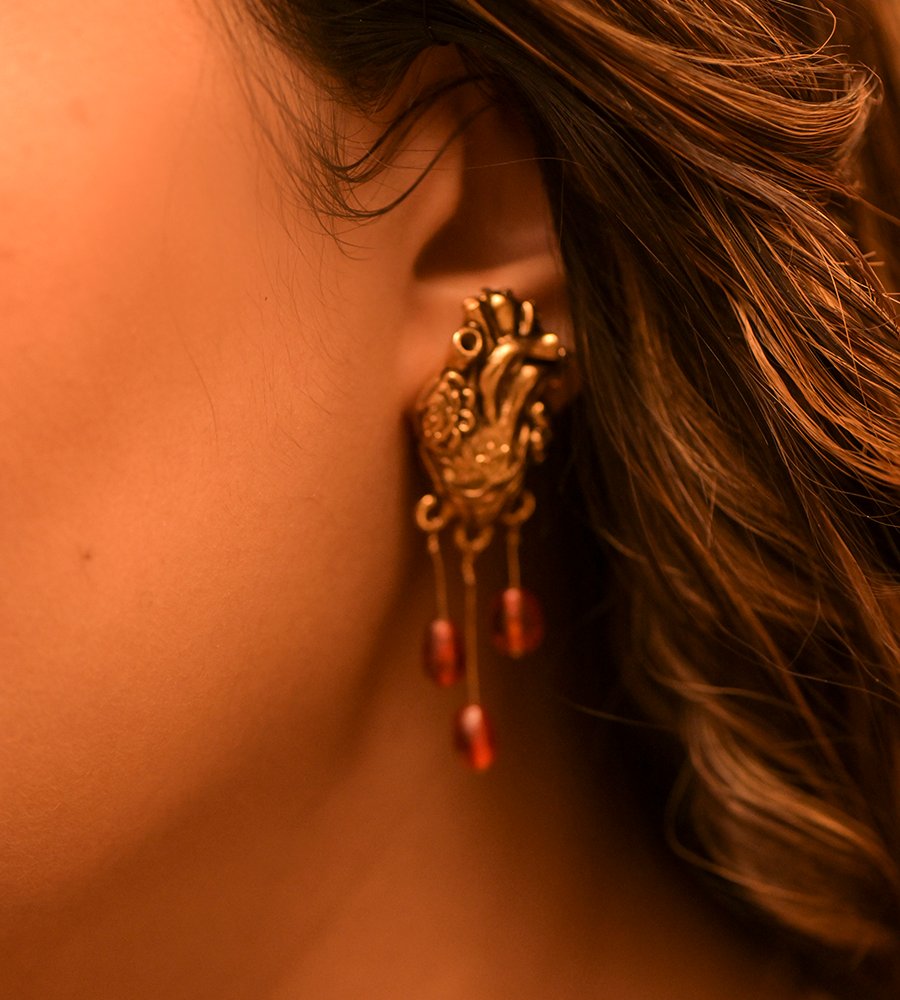 Bleeding  Heart Earrings